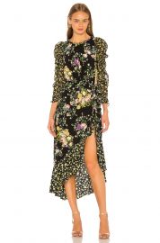 For Love  amp  Lemons Ross Midi Dress in October Floral from Revolve com at Revolve